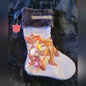 GUC Kid's Blue Transformers Themed Christmas Stocking